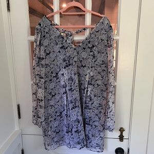 BCBG Floral Shift Dress-Size XL